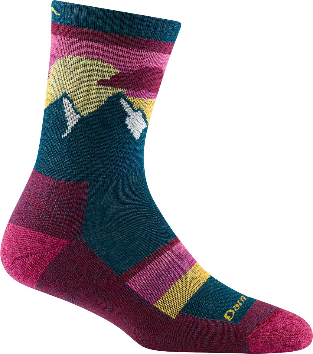 Bilde av Darn Tough Sunset Ledge Micro Crew Lightweight With Cushion - (71° Nord) Multicolor