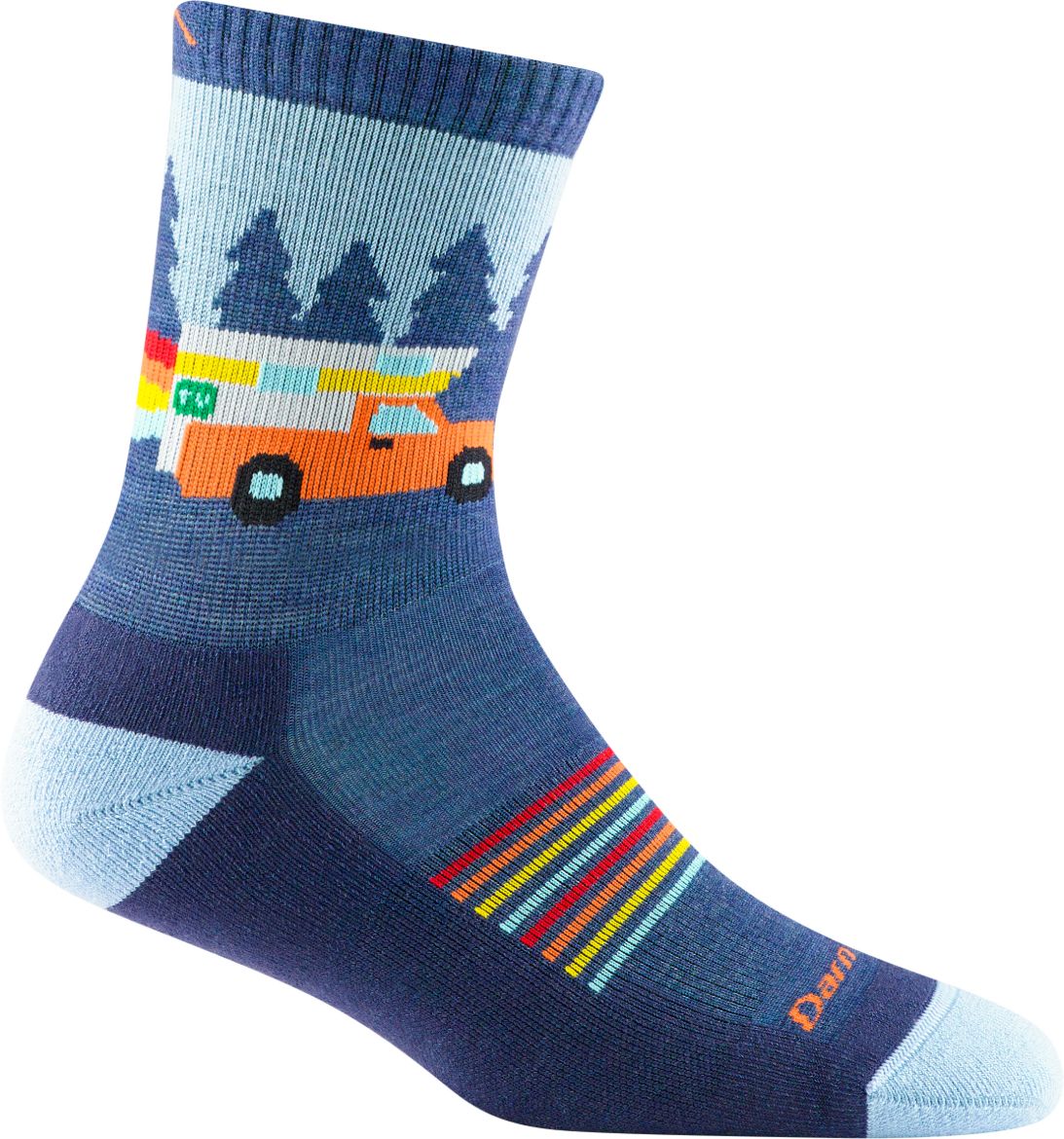 Bilde av Darn Tough Van Wild Micro Crew Lightweight With Cushion Multicolor