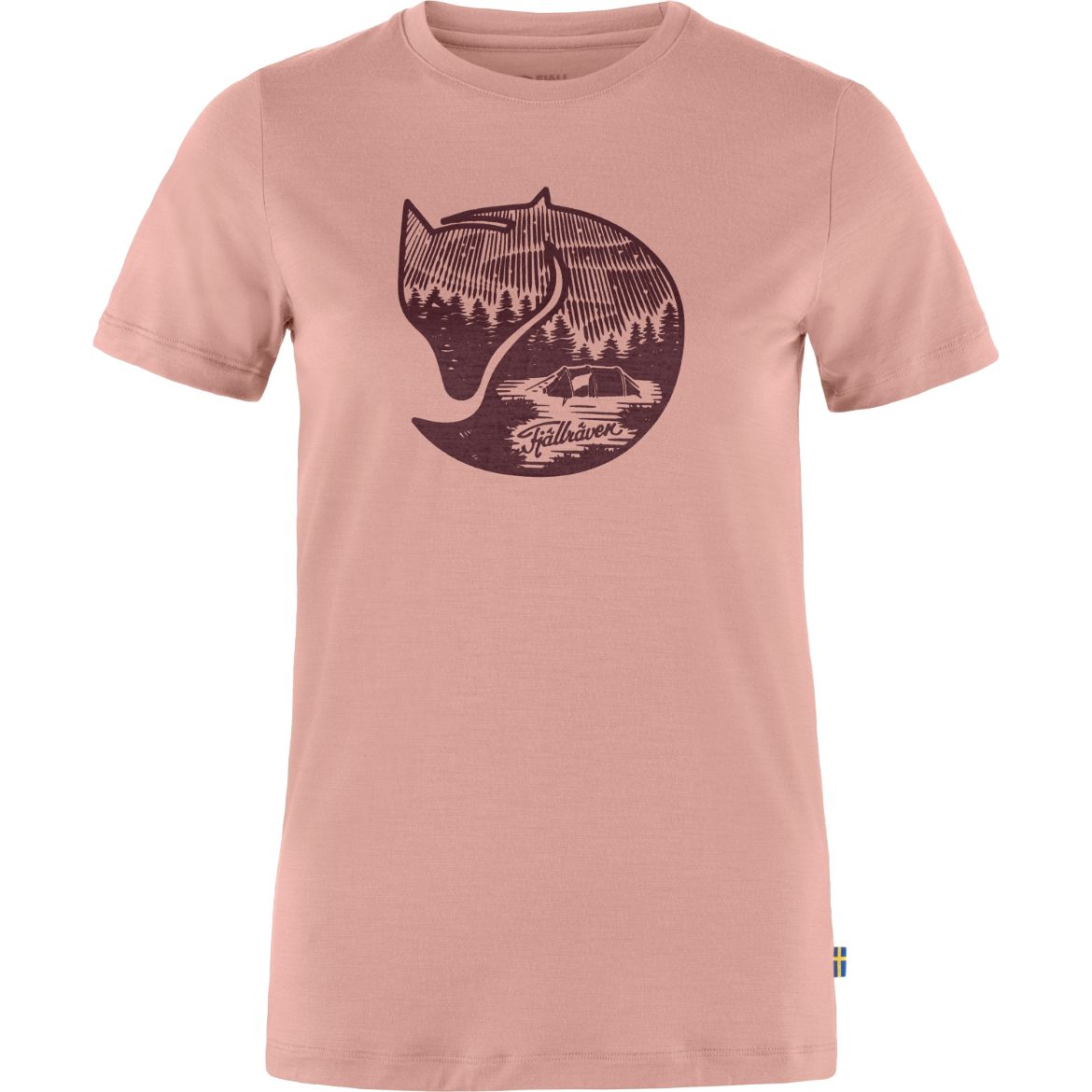 Bilde av Fjällräven Abisko Wool Fox SS W Rosa