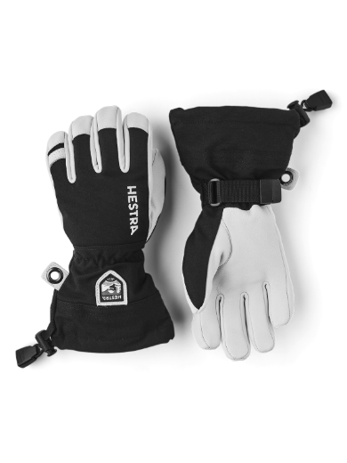Bilde av Hestra Army Leather Heli Ski Jr. - 5 Finger 100 Black