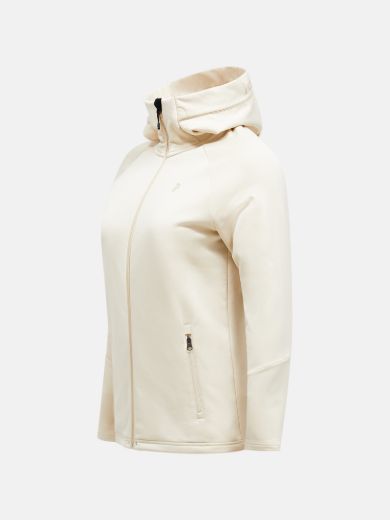 Bilde av Peak Performance W Rider Essentials Zip Hood 080 Sand FogSand Fo