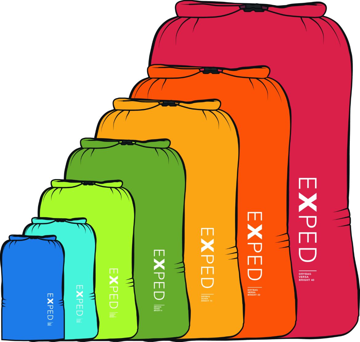 Bilde av Exped Drybag Versa Bright 13 Sunshine