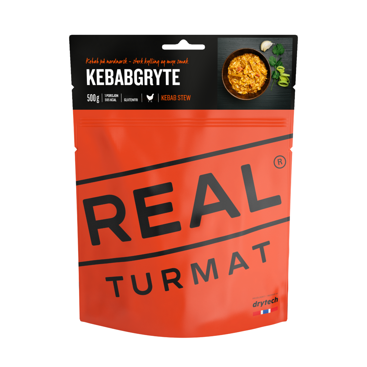 Bilde av Real Turmat KEBABGRYTE Oransje