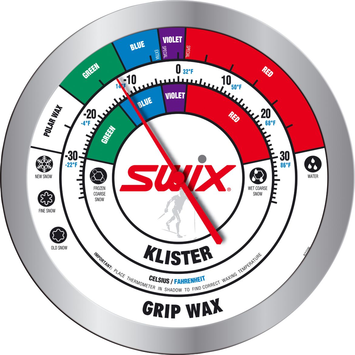 Swix Swix  R220  Wall Thermometer, Round R0220N Fjellklar Sport 1