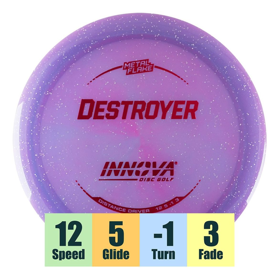 Bilde av Alfa Discs Sport AS Innova Destroyer metal flake - distance driver 